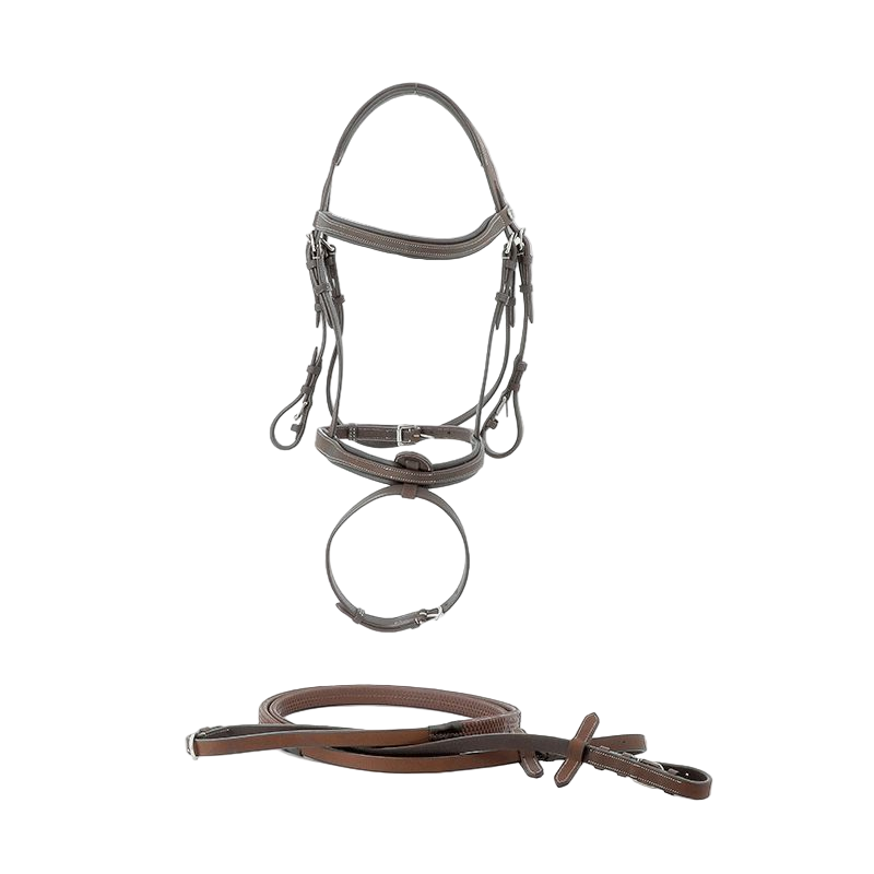 Privilege Equitation - Bridon Cabourg gecombineerd met bruine teugels