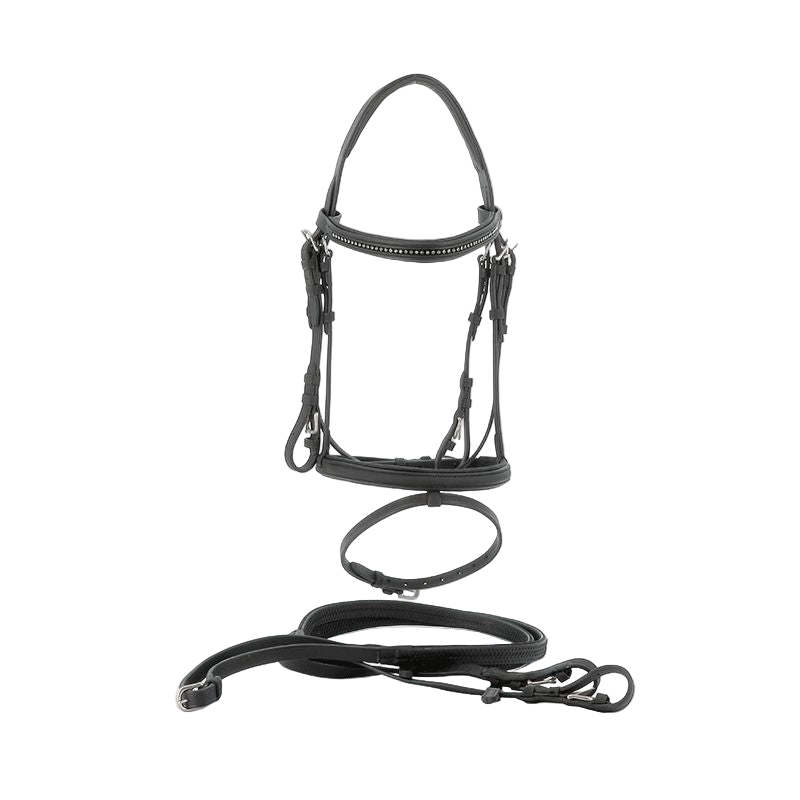 Privilege Equitation - Bridon Biarritz met zwarte teugels