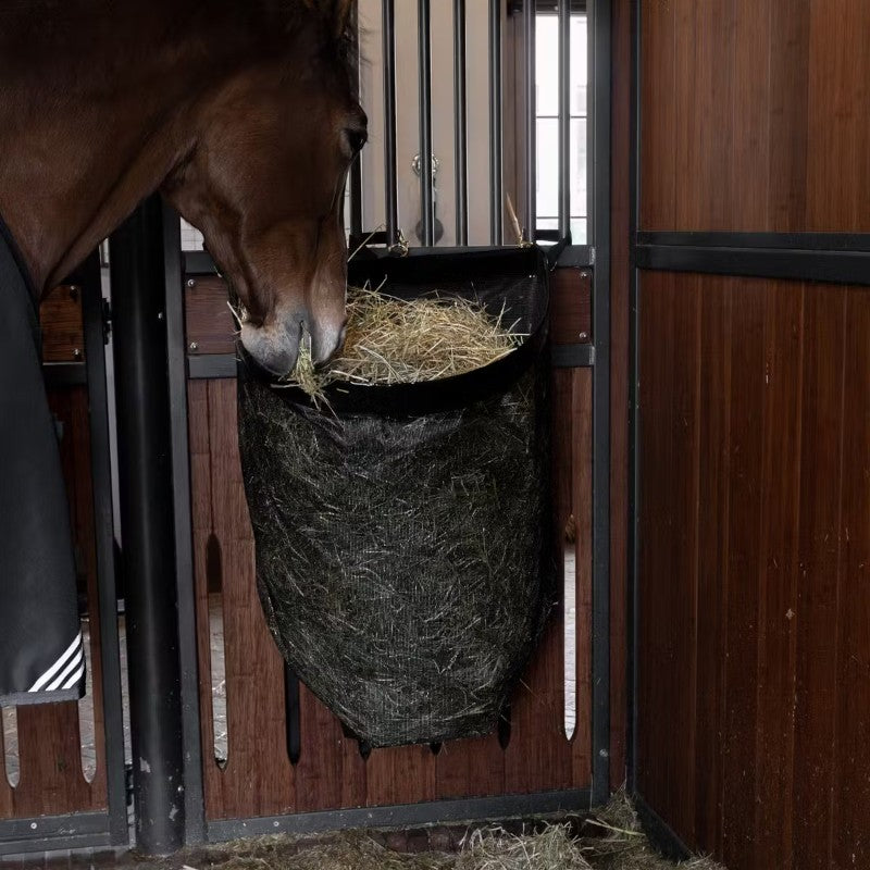 Kentucky Horsewear - Straight black hay bag