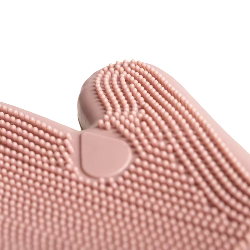 Grooming Deluxe - Old rose rubber grooming glove