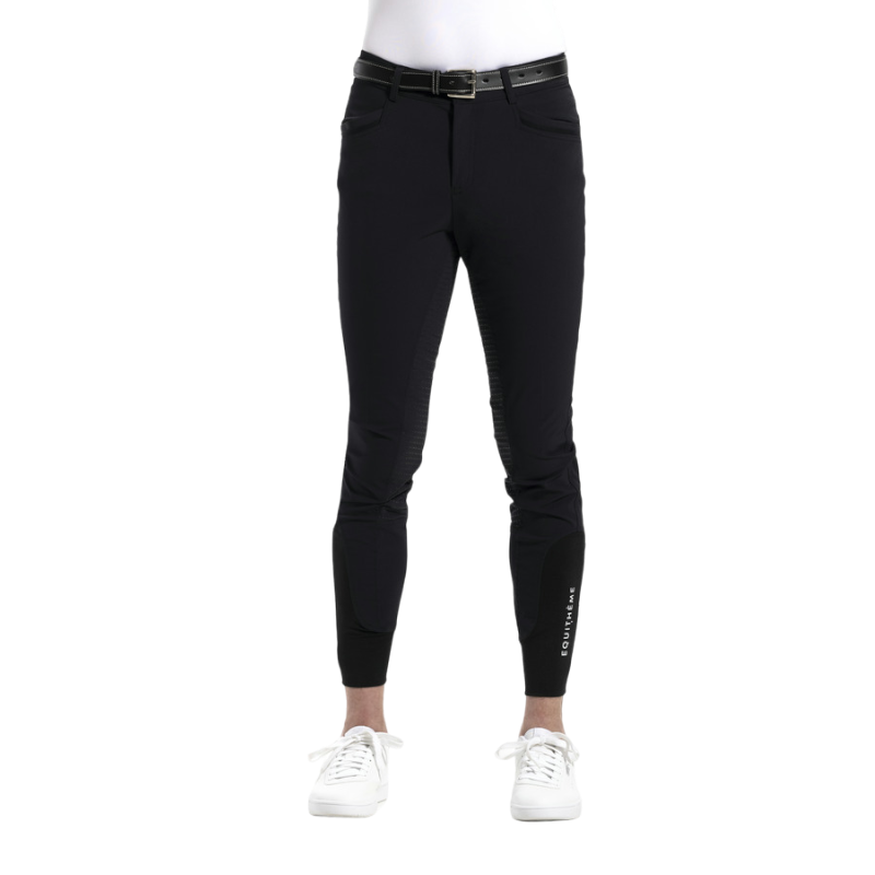 Equithème - Pantalon d'équitation homme Georg full grip noir | - Ohlala