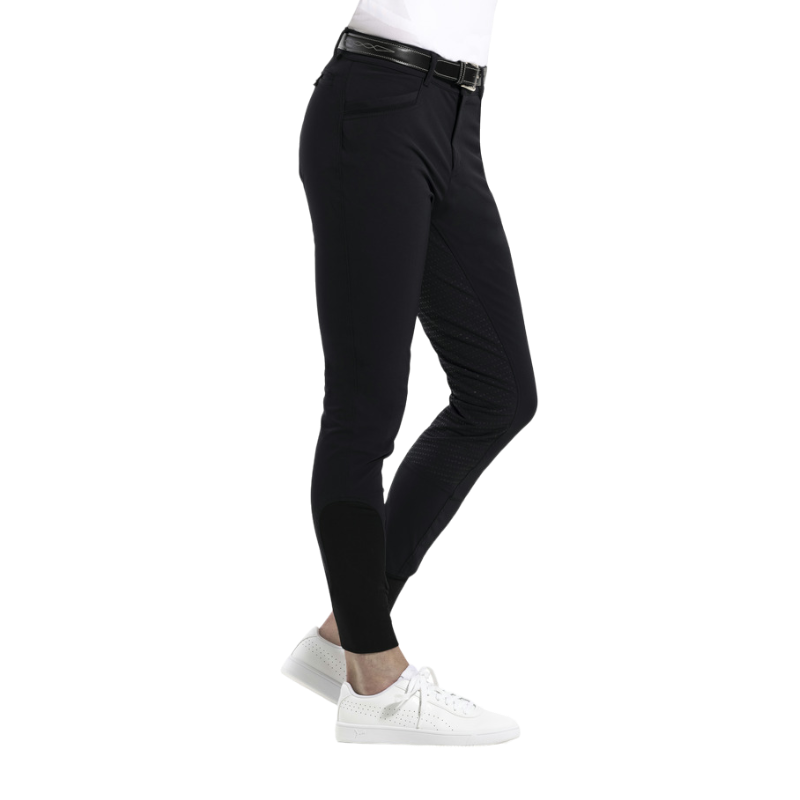 Equithème - Pantalon d'équitation homme Georg full grip noir | - Ohlala