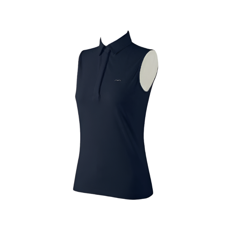 Animo Italia - Polo sans manches femme Bartek marine | - Ohlala