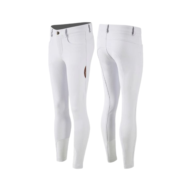 Animo Italia - Pantalon d'équitation unisexe nix full blanc | - Ohlala