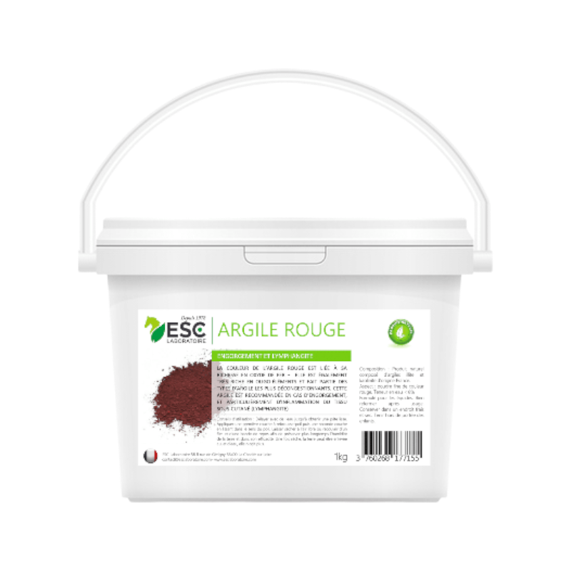 ESC Laboratoire - Argile rouge engorgement et lymphagite | - Ohlala