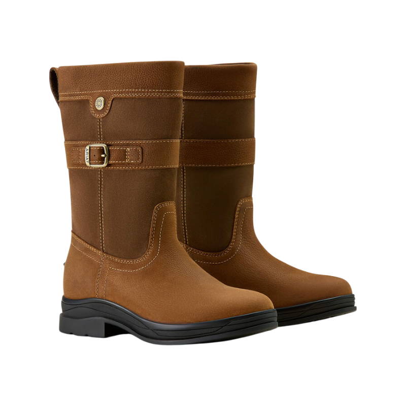 Ariat - Wasserdichte Damenstiefel Bampton gebrannte braun