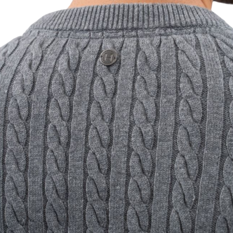 Harcour - Lange mouwen heren Arthur grijs gemêleerd