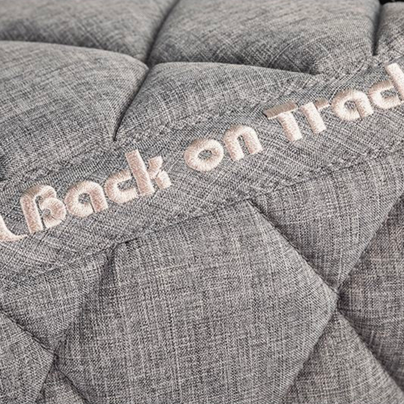 Back On Track - Tapis de selle Haze gris | - Ohlala