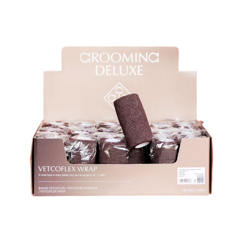 Grooming Deluxe - VetCoFlex bruine verzorgingsband