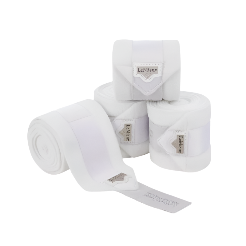 LeMieux - Bandes de polo Loire Blanc (x4) | - Ohlala