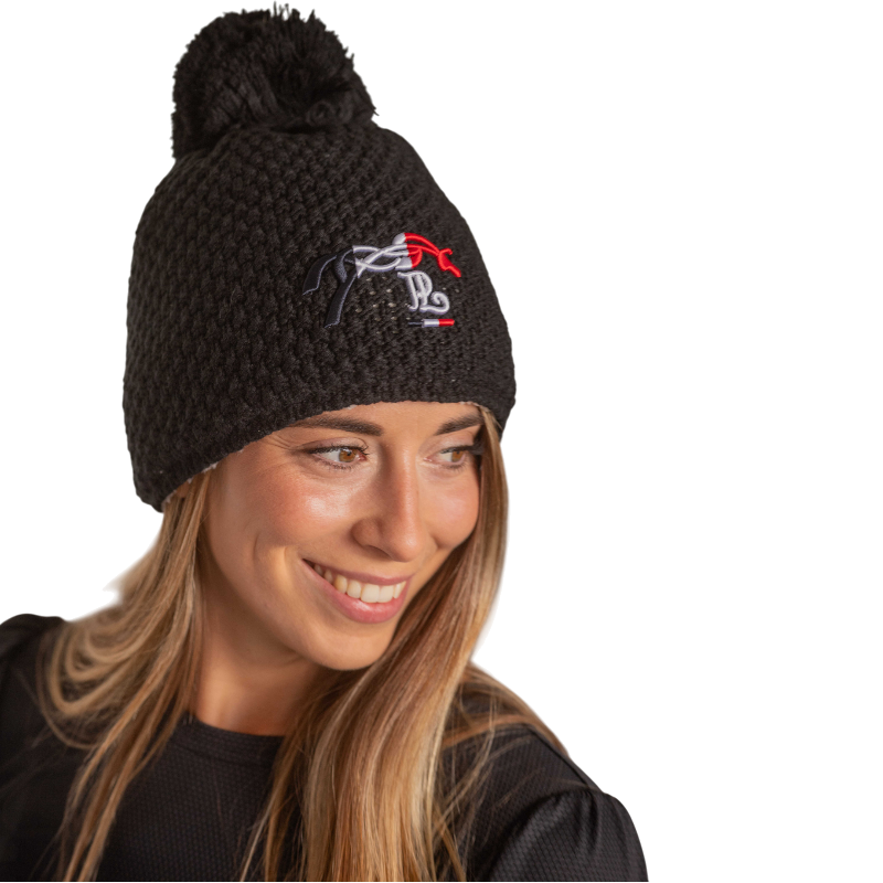 Pénélope - Women's black Timy hat