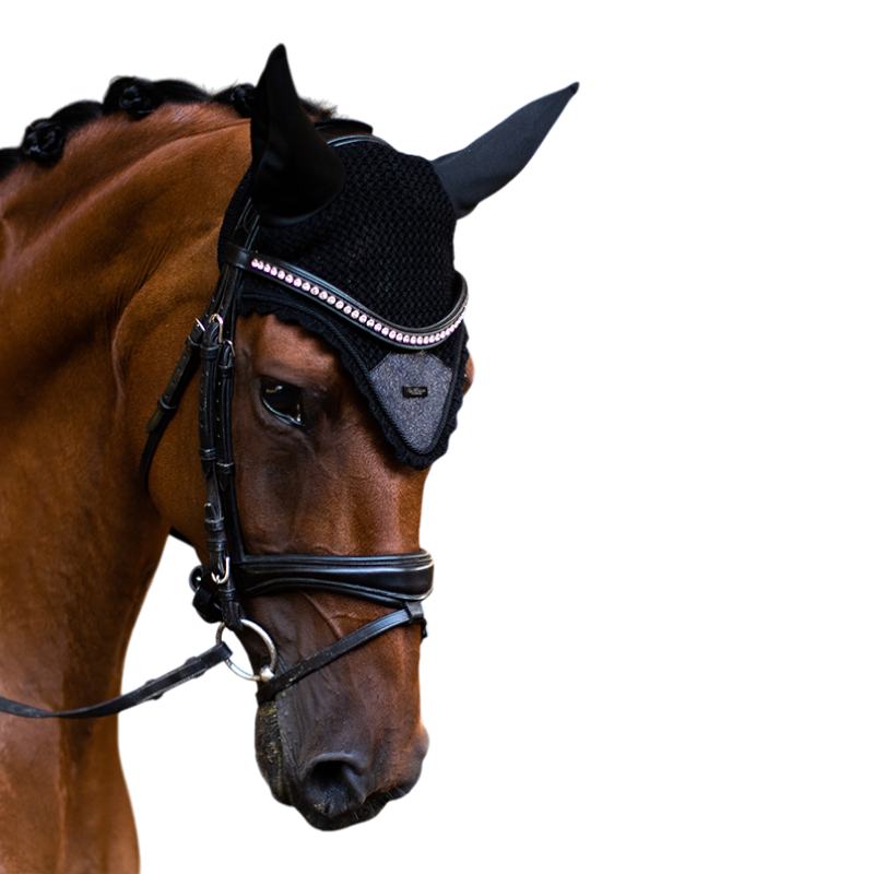 Equestrian Stockholm - Bonnet All Black Glimmer noir | - Ohlala