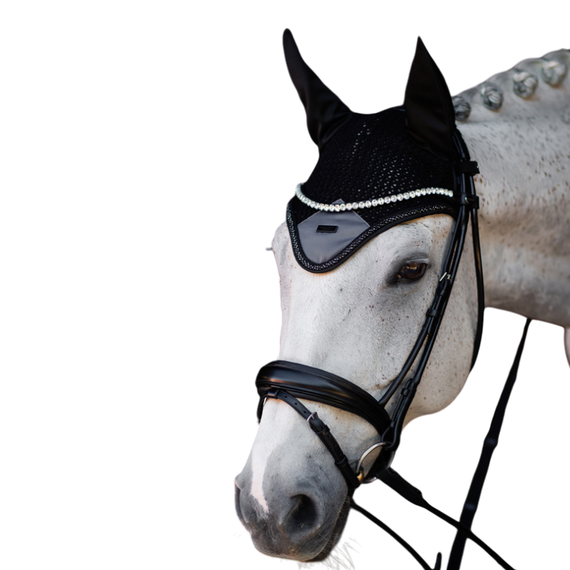 Equestrian Stockholm - Bonnet Winter Shadow noir | - Ohlala