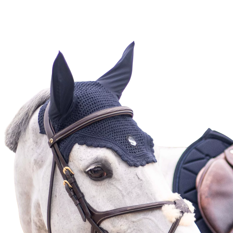 Samshield - Bonnet pour chevaux Flyshield marine