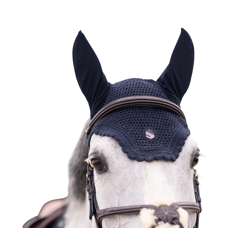 Samshield - Bonnet pour chevaux Flyshield marine