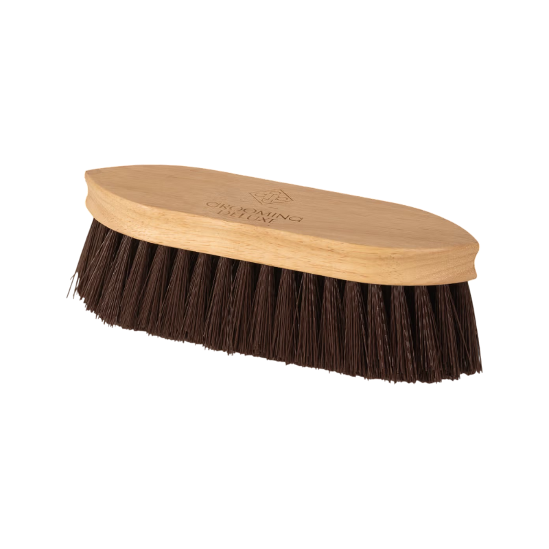 Grooming Deluxe - Bouchon en bois à poils courts et durs marron