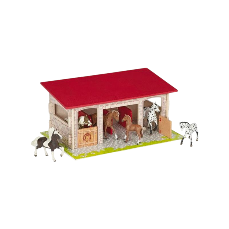 Papo - Box à chevaux | - Ohlala