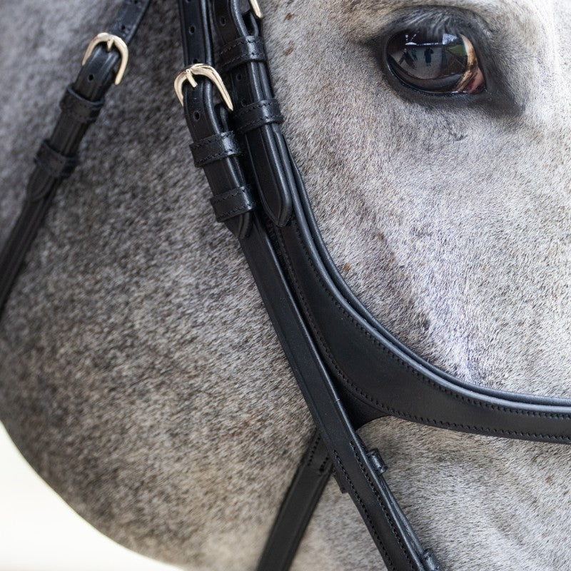 Jump'In - Bridon muserolle croisée Evolution noir