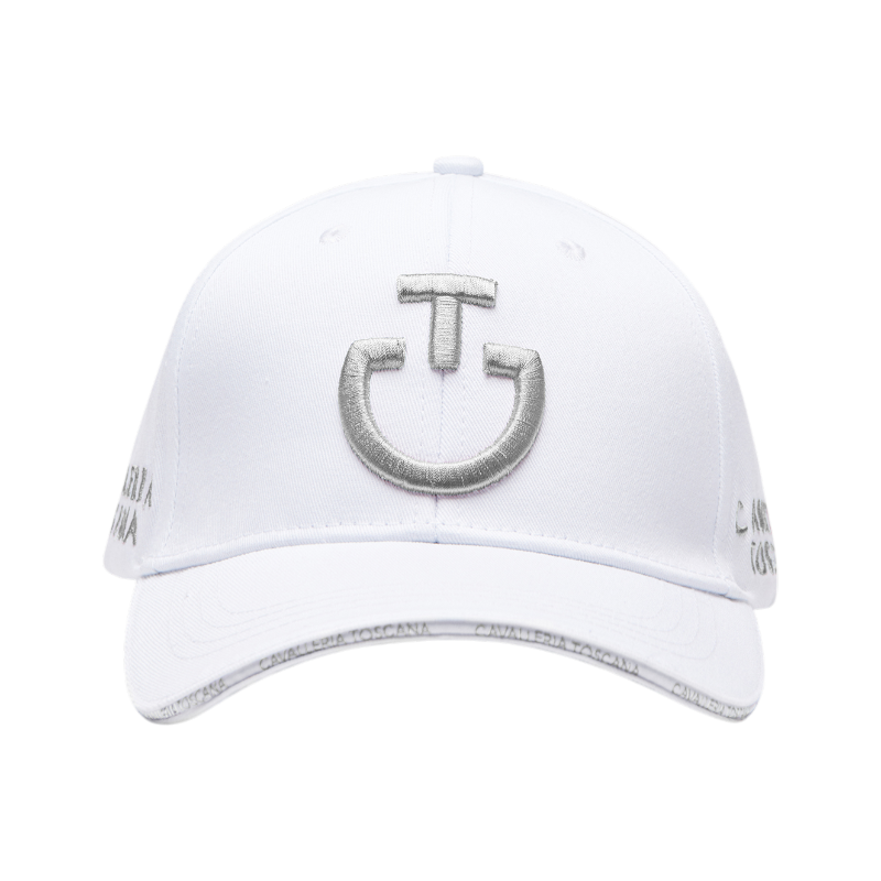 Cavalleria Toscana - Casquette unisexe CT Baseball blanc/ gris | - Ohlala