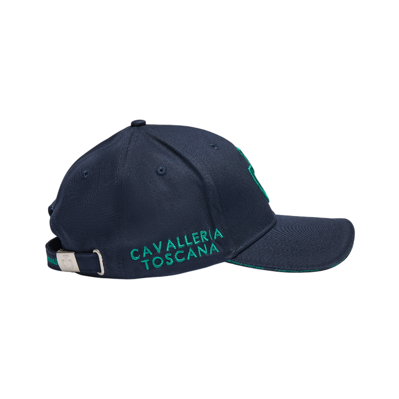 Cavalleria Toscana - Casquette unisexe CT Baseball marine/ vert | - Ohlala