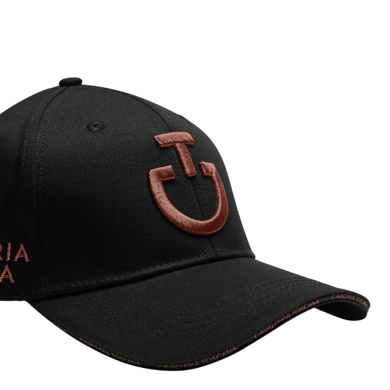 Cavalleria Toscana - Casquette unisexe CT Baseball noir/ blush | - Ohlala