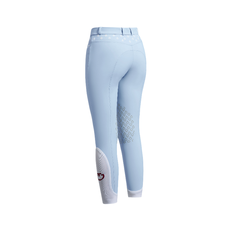 Cavalleria Toscana - Pantalon d'équitation fille Embroidery sky blue | - Ohlala