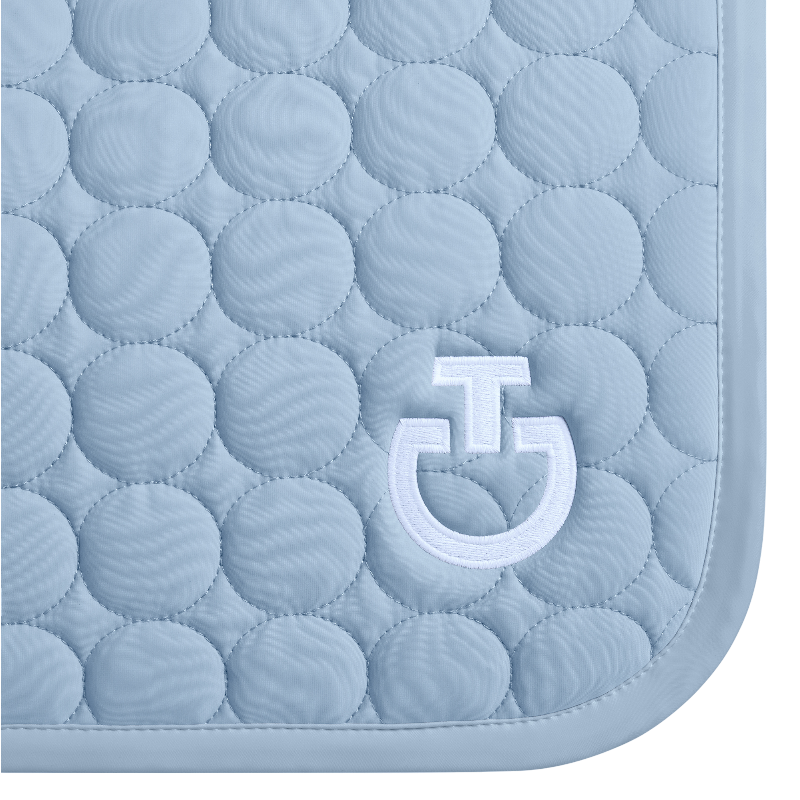 Cavalleria Toscana - Tapis de selle Circle Quilted sky blue | - Ohlala