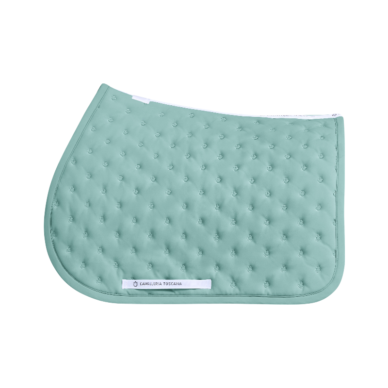 Cavalleria Toscana - Tapis de selle Embrodery Quilted mint green | - Ohlala