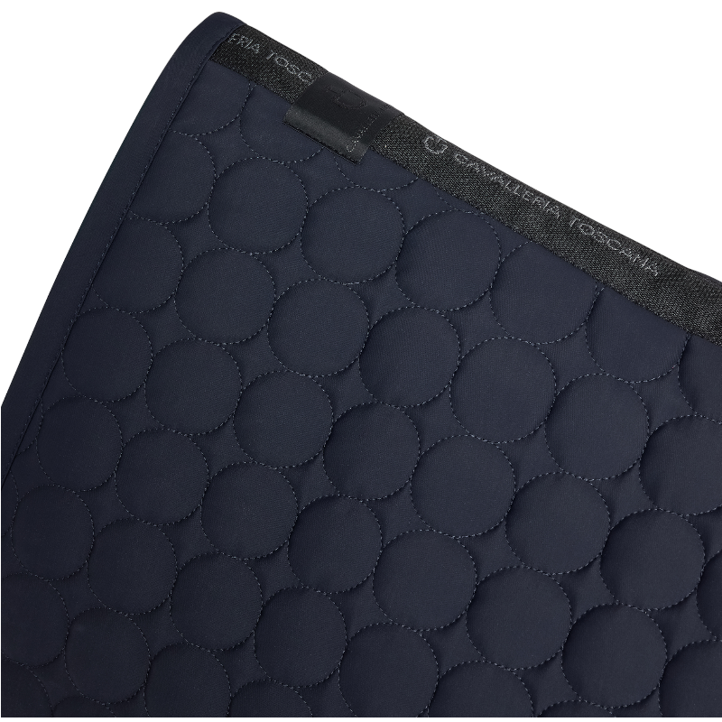 Cavalleria Toscana - Tapis de selle Circle Quilted marine | - Ohlala