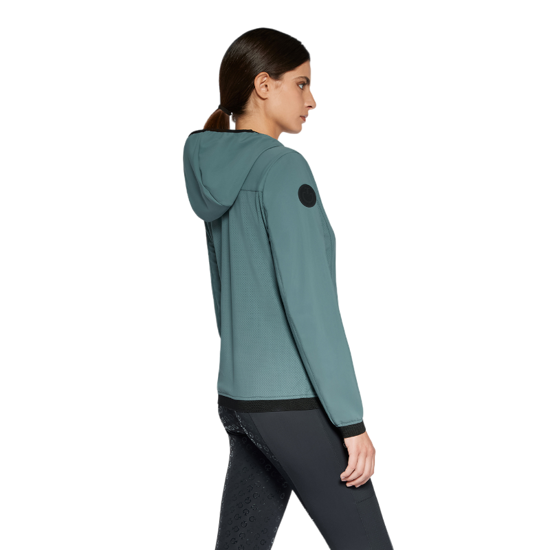 Cavalleria Toscana - Veste manches longues femme Softshell peacook green | - Ohlala
