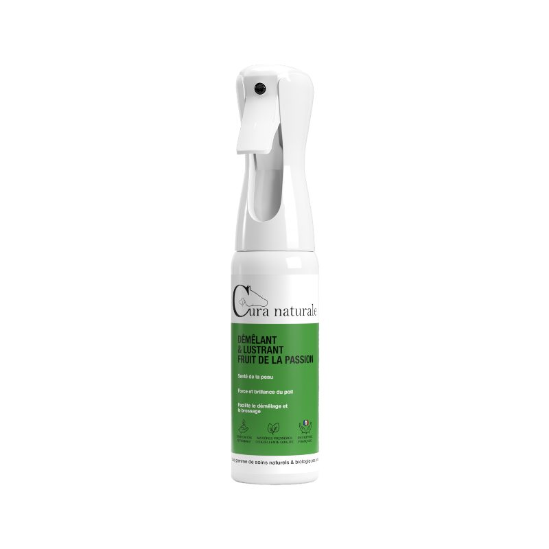 Cura Naturale - Démêlant et lustrant pour chevaux fruit de la passion | - Ohlala