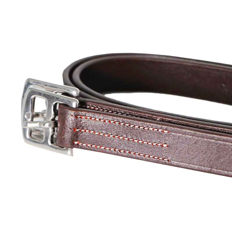 Canter - Étrivières cuir marron | - Ohlala