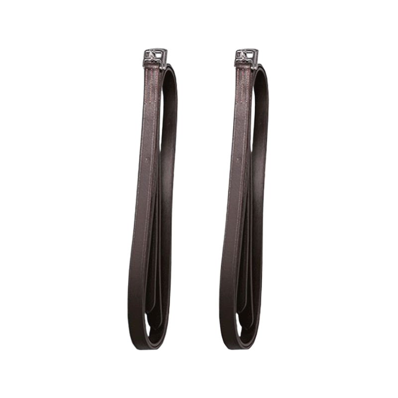 Canter - Étrivières cuir marron | - Ohlala
