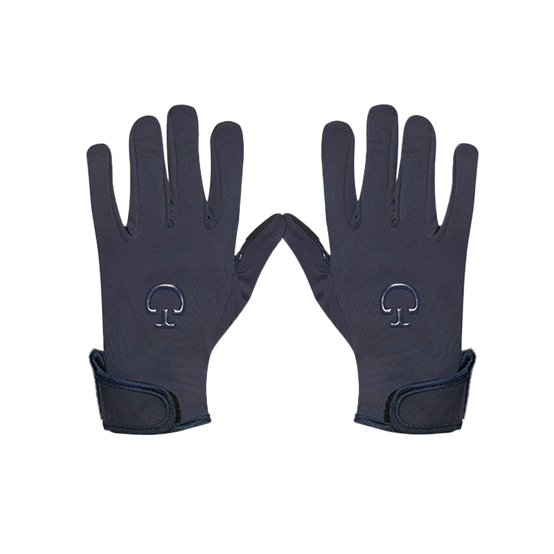 Cavalleria Toscana - Gants d'équitation hiver marine | - Ohlala