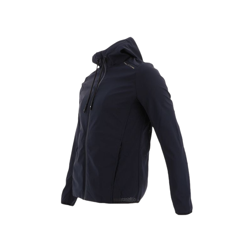 Cavalleria Toscana - Veste softshell à capuche homme marine | - Ohlala