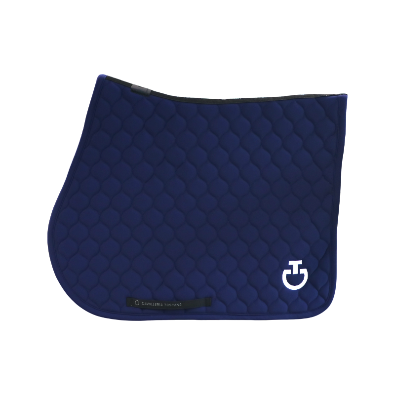 Cavalleria Toscana - Tapis de selle Circular Quilted midnight blue | - Ohlala