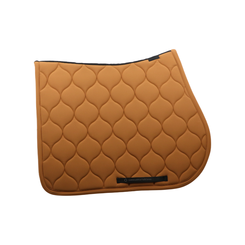 Cavalleria Toscana - Tapis de selle New Circular Quilted Jersey cuivre | - Ohlala