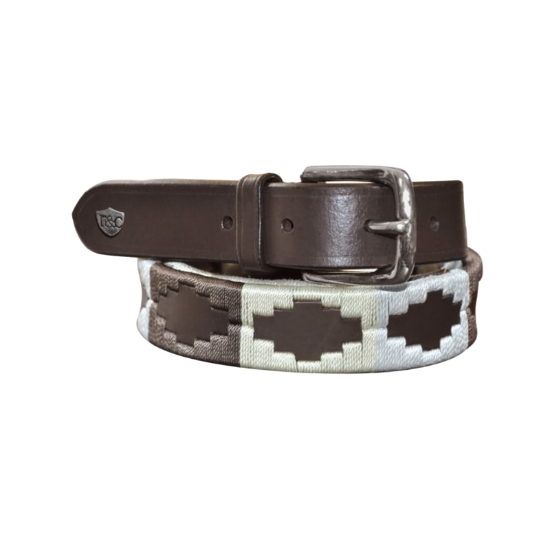 Flags & Cup - Ceinture Chukka marron/choco/taupe | - Ohlala