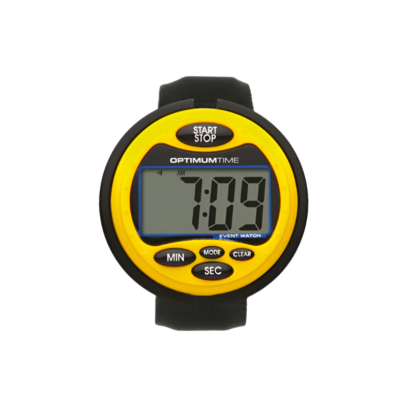 Optimum Time - Chronomètre jaune | - Ohlala