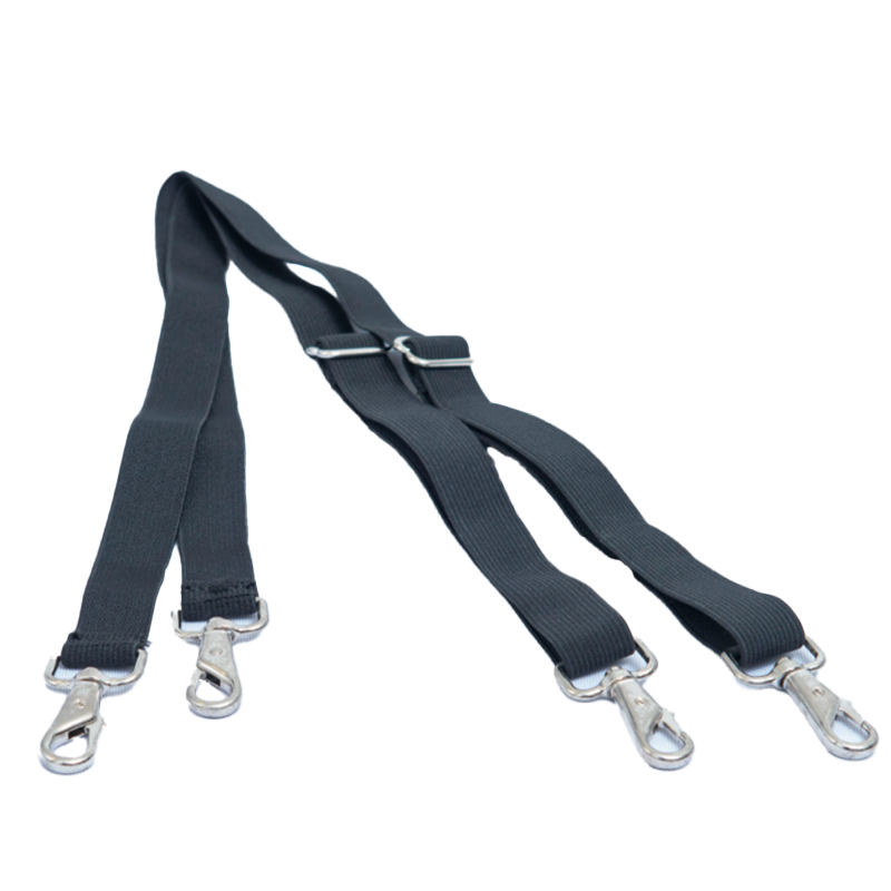 Bucas - Courroie de cuisse Deluxe noir x2