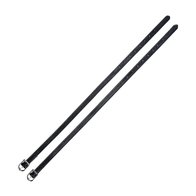 Norton - Soft leather spur straps