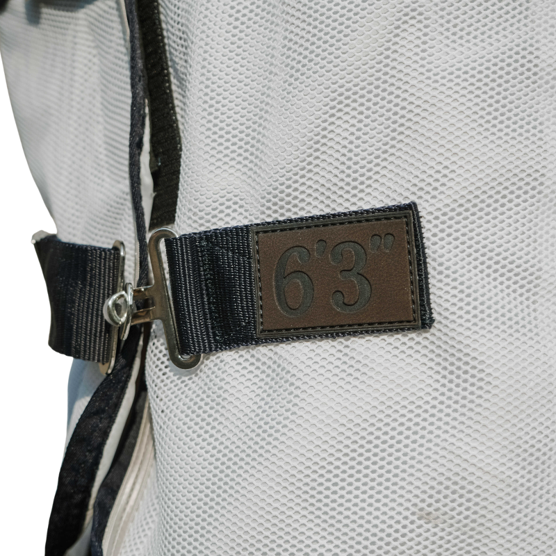 Equithème - Couverture anti-mouches Flycool Combo marine/ blanc | - Ohlala