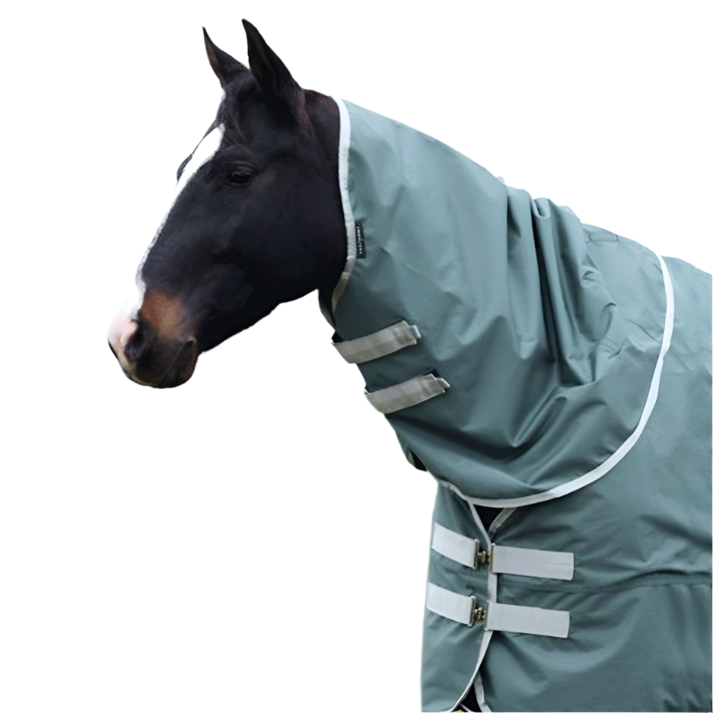 Equithème - Couvre-cou Tyrex 600D Recyclé vert 150g | - Ohlala