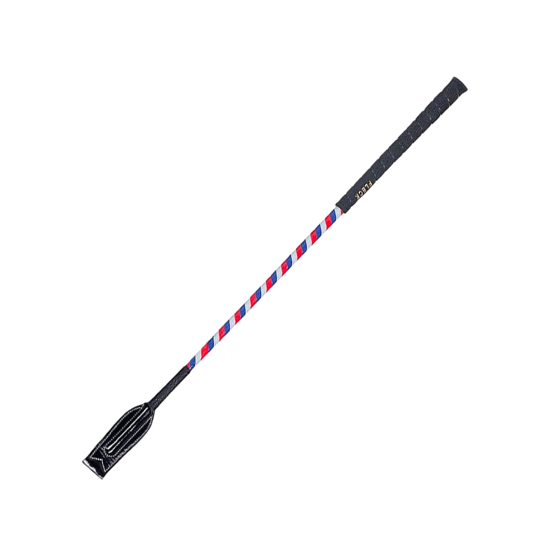 Fleck - Cravache claquette vernis rouge/ blanc/ bleu | - Ohlala