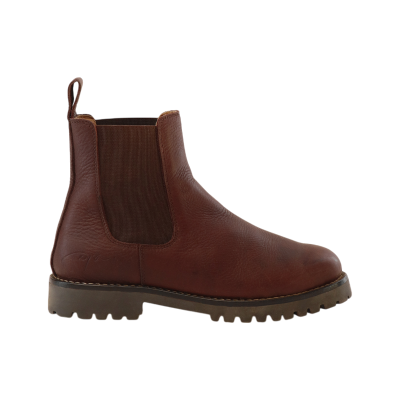Dyon - Boots d'équitation en cuir Chelsea marron | - Ohlala