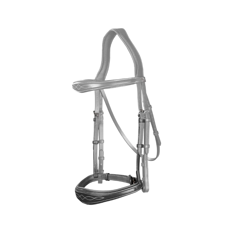 Dyon - Muserolle anatomique sans flash US Collection noir | - Ohlala