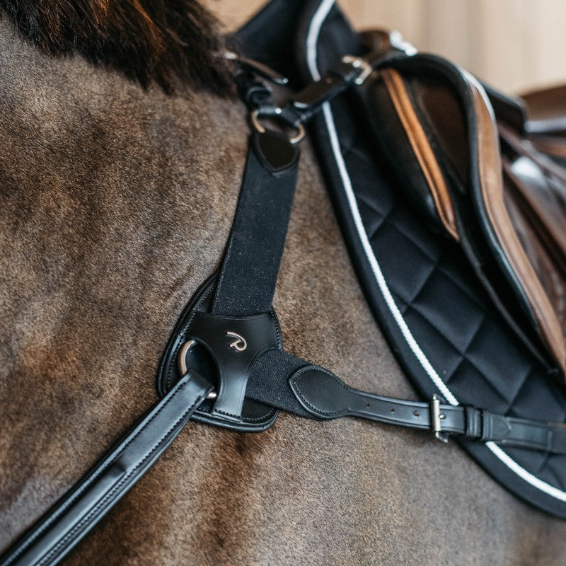 Dyon - Pad de protection collier de chasse 5 points New English Collection noir | - Ohlala