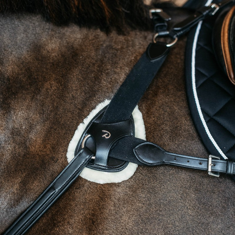 Dyon - Collier de chasse 5 points élastique New English Collection noir | - Ohlala