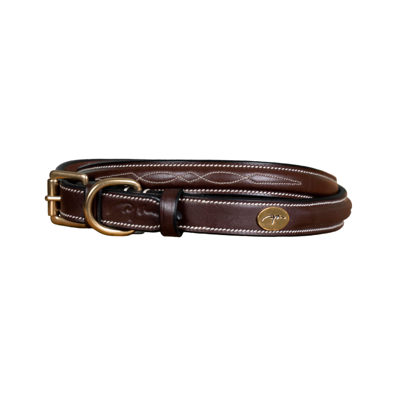 Dyon - Collier pour chien Fancy brun | - Ohlala
