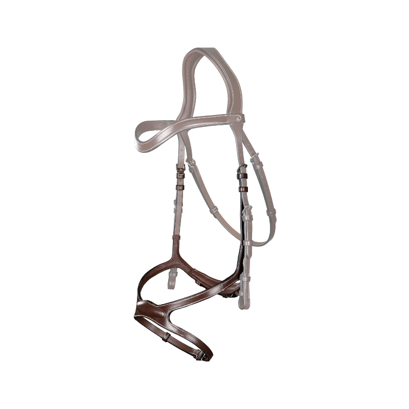 Dyon - Muserolle X-Fit US Collection marron | - Ohlala